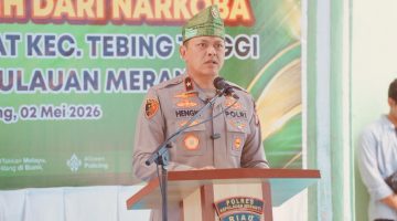 Wakapolda Riau: Zero Tolerance Narkoba, 27 Kg Sabu Jaringan Internasional Digagalkan di Meranti